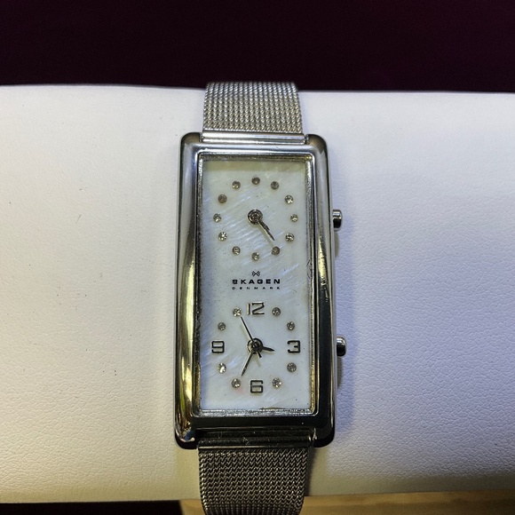 Skagen Denmark Women's Dual Time Quartz Watch - Picture 1 of 6